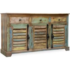 VINTAGE STYLE Grand Buffet Vintage E Multicolore - Bois, Bois - Multicolore