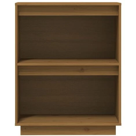 VidaXL Armoire Console 60x34x75 Cm Bois De Pin Solide Marron Miel - Brun 5 VidaXL Armoire Console 60x34x75 Cm Bois De Pin Solide Marron Miel - Brun – Image 5