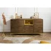 MASSIVMOEBEL24.DE Buffet 160x45x85 Bois De Manguier Marron Huilé CHICAGO # 104 - Brun