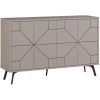 COTECOSY Buffet Bas Santos 123cm Bois Taupe - Taupe