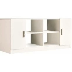 COTECOSY Buffet Contemporain Busymo Blanc - Blanc