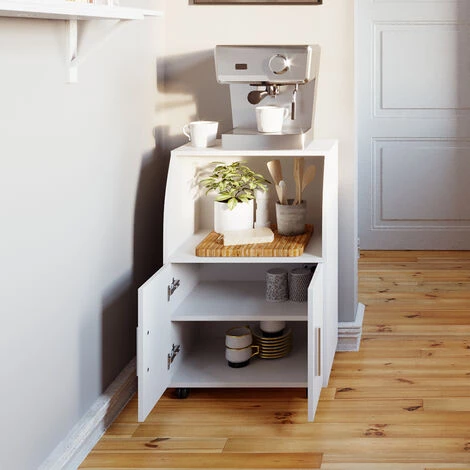 Armoire De Cuisine „Elio" Blanc Vicco 5 Armoire De Cuisine „Elio" Blanc Vicco – Image 5