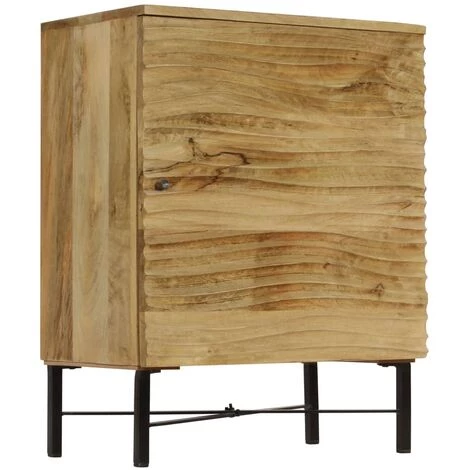 TRUE DEAL Buffet Bois De Manguier Massif 60 X 35 X 75 Cm 2 TRUE DEAL Buffet Bois De Manguier Massif 60 X 35 X 75 Cm – Image 2