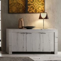 ZENZERO SHOP Buffet 3 Portes Shabby Chic à Prix Réduit