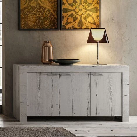 ZENZERO SHOP Buffet 3 Portes Shabby Chic à Prix Réduit 1 ZENZERO SHOP Buffet 3 Portes Shabby Chic à Prix Réduit