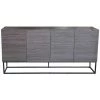 Paris Prix - Buffet Design 4 Portes "luena" 160cm Naturel