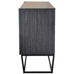 Paris Prix - Buffet Design 4 Portes "luena" 160cm Naturel 6 Paris Prix - Buffet Design 4 Portes "luena" 160cm Naturel -Buffet et enfilade Soldes 59288983 3