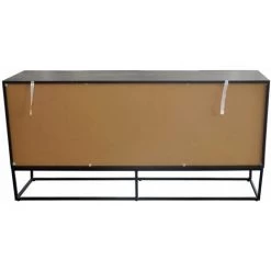 Paris Prix - Buffet Design 4 Portes "luena" 160cm Naturel 7 Paris Prix - Buffet Design 4 Portes "luena" 160cm Naturel -Buffet et enfilade Soldes 59288983 4
