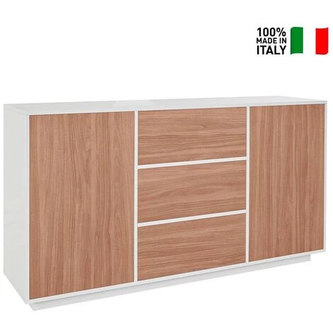 AHD AMAZING HOME DESIGN Buffet Mobile Salon 160cm Buffet Cuisine Bois Blanc Carat Wood 2 AHD AMAZING HOME DESIGN Buffet Mobile Salon 160cm Buffet Cuisine Bois Blanc Carat Wood – Image 2