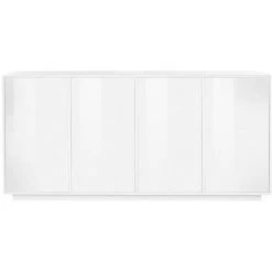 AHD AMAZING HOME DESIGN Buffet Mobile Salon Cuisine 180cm Design Moderne Blanc Ceila -Buffet et enfilade Soldes 59305870 4