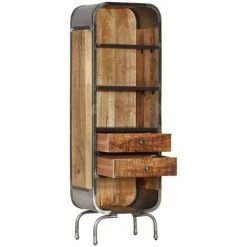 VidaXL Buffet 40x30x126 Cm Bois De Manguier Massif - Brun 7 VidaXL Buffet 40x30x126 Cm Bois De Manguier Massif - Brun -Buffet et enfilade Soldes 59423360 3