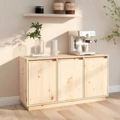 Buffet 111x34x60 Cm Bois Massif De Pin VidaXL