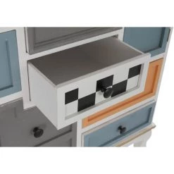 Buffet Meuble De Rangement En Bois Multicolore - Longueur 115 X Hauteur 90 X Profondeur 37 Cm -PEGANE- -Buffet et enfilade Soldes 59741925 4