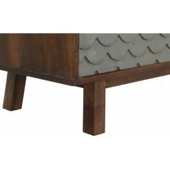 Buffet Meuble De Rangement En Bois De Manguier Coloris Marron Foncé/gris - Longueur 180 X Hauteur 75 X Profondeur 45 Cm -PEGANE- 9 Buffet Meuble De Rangement En Bois De Manguier Coloris Marron Foncé/gris - Longueur 180 X Hauteur 75 X Profondeur 45 Cm -PEGANE- -Buffet et enfilade Soldes 59742107 5