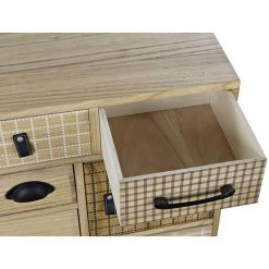 Buffet Meuble De Rangement En Bois De Paulownia Coloris Naturel - Longueur 95 X Hauteur 68 X Profondeur 26 Cm -PEGANE- -Buffet et enfilade Soldes 59742340 4