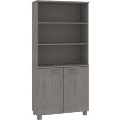YOUTHUP Buffet Bois Massif De Pin Gris Clair - Gris 6 YOUTHUP Buffet Bois Massif De Pin Gris Clair - Gris -Buffet et enfilade Soldes 59761058 2