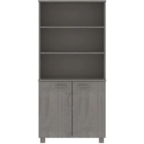 YOUTHUP Buffet Bois Massif De Pin Gris Clair - Gris 3 YOUTHUP Buffet Bois Massif De Pin Gris Clair - Gris – Image 3
