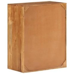 YOUTHUP Armoire à Tiroirs 60x33x75 Cm Bois D'acacia Massif - Brun -Buffet et enfilade Soldes 59761287 4