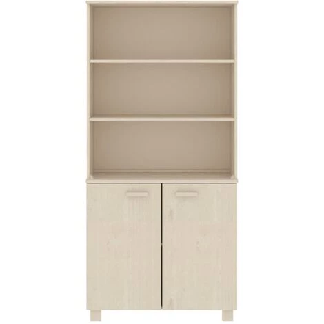 YOUTHUP Buffet Bois Massif De Pin Marron Miel - Brun 5 YOUTHUP Buffet Bois Massif De Pin Marron Miel - Brun – Image 5