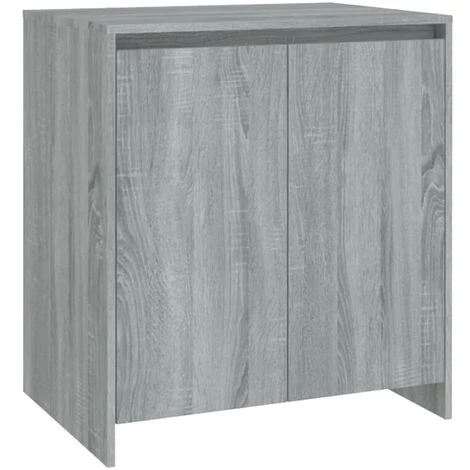 YOUTHUP Buffets 2 Pcs Sonoma Gris Bois D'ingénierie - Gris 4 YOUTHUP Buffets 2 Pcs Sonoma Gris Bois D'ingénierie - Gris – Image 4