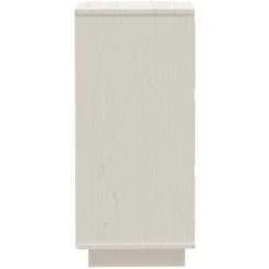 YOUTHUP Buffets 2 Pcs Blanc 32x34x75 Cm Bois Massif De Pin - Blanc -Buffet et enfilade Soldes 59761396 5