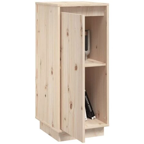 YOUTHUP Buffet 31,5x34x75 Cm Bois Massif De Pin - Brun 5 YOUTHUP Buffet 31,5x34x75 Cm Bois Massif De Pin - Brun – Image 5