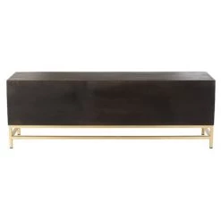 LES TENDANCES Buffet 2 Portes 1 Tiroir Bois Marron Jenifer L 180 Cm 7 LES TENDANCES Buffet 2 Portes 1 Tiroir Bois Marron Jenifer L 180 Cm -Buffet et enfilade Soldes 59889411 3