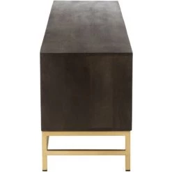 LES TENDANCES Buffet 2 Portes 1 Tiroir Bois Marron Jenifer L 180 Cm 8 LES TENDANCES Buffet 2 Portes 1 Tiroir Bois Marron Jenifer L 180 Cm -Buffet et enfilade Soldes 59889411 4