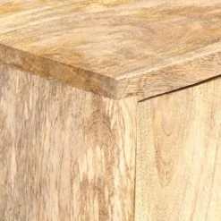 Topdeal Buffet 80x30x100 Cm Bois De Manguier Massif FF285867_FR -Buffet et enfilade Soldes 60046180 3