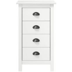 Topdeal Buffet Hill Range Blanc 46x35x80 Cm Bois De Pin Solide FF288912_FR -Buffet et enfilade Soldes 60046248 3