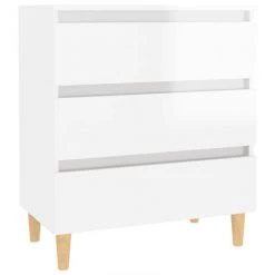FIMEI Buffet Blanc Brillant 60x35x69 Cm Aggloméré 6 FIMEI Buffet Blanc Brillant 60x35x69 Cm Aggloméré -Buffet et enfilade Soldes 60100190 2