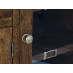 Buffet Meuble De Rangement En Acacia Coloris Marron - Longueur 150 X Hauteur 90 X Profondeur 40.5 Cm -PEGANE- -Buffet et enfilade Soldes 60153395 4