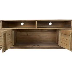 Buffet Meuble De Rangement En Pin Coloris Naturel - Longueur 180 X Hauteur 78 X Profondeur 48 Cm -PEGANE- -Buffet et enfilade Soldes 60153462 3