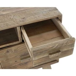 Buffet Meuble De Rangement En Pin Coloris Naturel - Longueur 180 X Hauteur 78 X Profondeur 48 Cm -PEGANE- -Buffet et enfilade Soldes 60153462 5