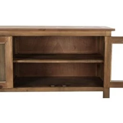 Buffet Meuble De Rangement En Bois Coloris Marron - Longueur 173 X Hauteur 61 X Profondeur 34 Cm -PEGANE- -Buffet et enfilade Soldes 60153467 3