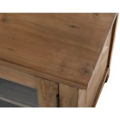 Buffet Meuble De Rangement En Bois Coloris Marron - Longueur 173 X Hauteur 61 X Profondeur 34 Cm -PEGANE- -Buffet et enfilade Soldes 60153467 5