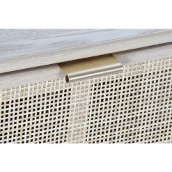 Buffet Meuble De Rangement En Paulownia Et MDF Coloris Naturel - Longueur 120 X Hauteur 60 X Profondeur 42 Cm -PEGANE- 9 Buffet Meuble De Rangement En Paulownia Et MDF Coloris Naturel - Longueur 120 X Hauteur 60 X Profondeur 42 Cm -PEGANE- -Buffet et enfilade Soldes 60153521 5