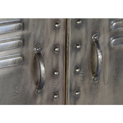 Buffet Meuble De Rangement En Métal Coloris Doré - Longueur 152 X Hauteur 69 X Profondeur 35 Cm -PEGANE- 5 Buffet Meuble De Rangement En Métal Coloris Doré - Longueur 152 X Hauteur 69 X Profondeur 35 Cm -PEGANE- – Image 5