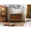 MASSIVMOEBEL24.DE ANCONA Sideboard #220 110x45x80 Sheesham Dunkelbraun Lackier - Brun