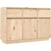 YOUTHUP Buffet 110x34x75 Cm Bois Massif De Pin - Brun