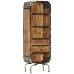 YOUTHUP Buffet 40x30x126 Cm Bois De Manguier Massif - Brun