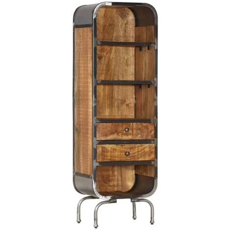 YOUTHUP Buffet 40x30x126 Cm Bois De Manguier Massif - Brun 1 YOUTHUP Buffet 40x30x126 Cm Bois De Manguier Massif - Brun