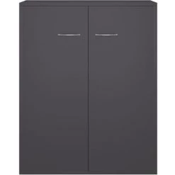 Topdeal Buffet Gris 60 X 30 X 75 Cm Aggloméré FF800731_FR -Buffet et enfilade Soldes 60372240 5