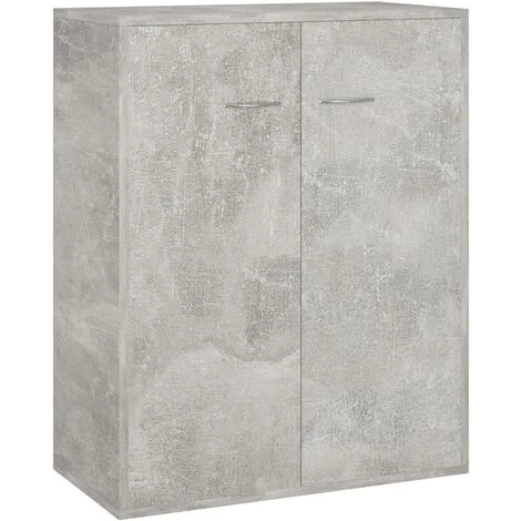 Topdeal Buffet Gris Béton 60 X 30 X 75 Cm Aggloméré FF800733_FR 2 Topdeal Buffet Gris Béton 60 X 30 X 75 Cm Aggloméré FF800733_FR – Image 2