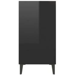 Topdeal Buffet Noir Brillant 57x35x70 Cm Aggloméré FF806065_FR 9 Topdeal Buffet Noir Brillant 57x35x70 Cm Aggloméré FF806065_FR -Buffet et enfilade Soldes 60372717 5