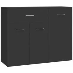 LITZEE Buffet, Bahut Et Enfilade Buffet Gris 88x30x70 Cm Agglomere 7 LITZEE Buffet, Bahut Et Enfilade Buffet Gris 88x30x70 Cm Agglomere -Buffet et enfilade Soldes 60480229 3