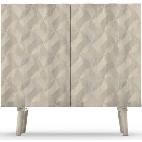 PRIVATEFLOOR Buffet Style Boho Bali En Bois Blanc - Rena Blanc - Bois De Manguier - Blanc 1 PRIVATEFLOOR Buffet Style Boho Bali En Bois Blanc - Rena Blanc - Bois De Manguier - Blanc