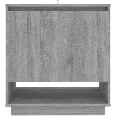 FIMEI Buffet Sonoma Gris 70x41x75 Cm Aggloméré 3 FIMEI Buffet Sonoma Gris 70x41x75 Cm Aggloméré – Image 3