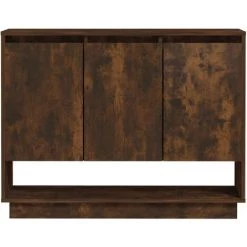 FIMEI Buffet Chêne Fumé 97x31x75 Cm Aggloméré -Buffet et enfilade Soldes 60967300 5