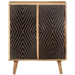 FIMEI Buffet 60x35x75 Cm Bois D'acacia Massif 6 FIMEI Buffet 60x35x75 Cm Bois D'acacia Massif -Buffet et enfilade Soldes 60967352 2